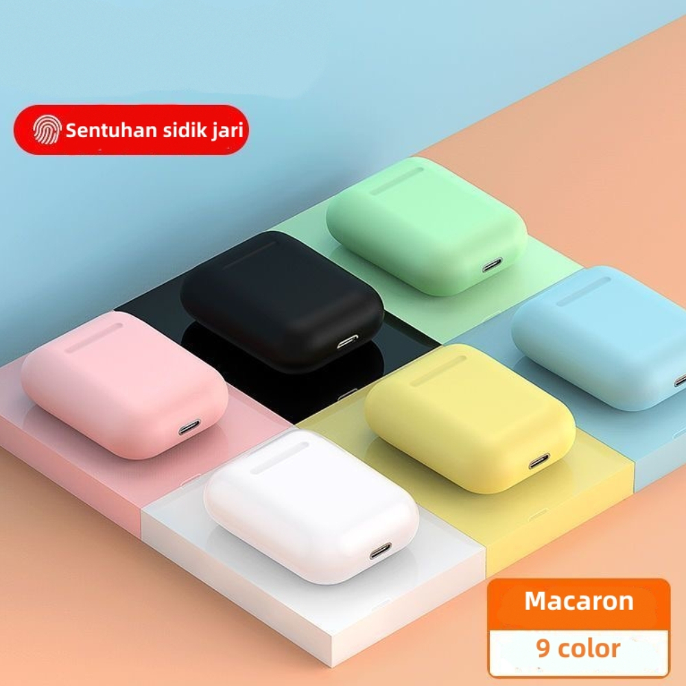 Jual Tacao I12 PRO Macaron TWS Earphone IZIN POSTEL TRUE Wireless
