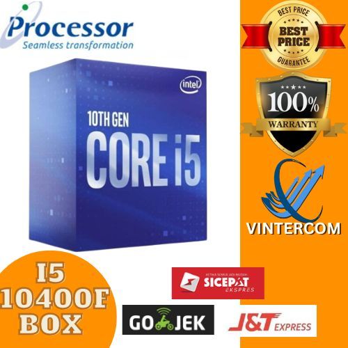 Jual Processor Intel Core i5 10400F BOX - i5 10400f box LGA 1200 ...