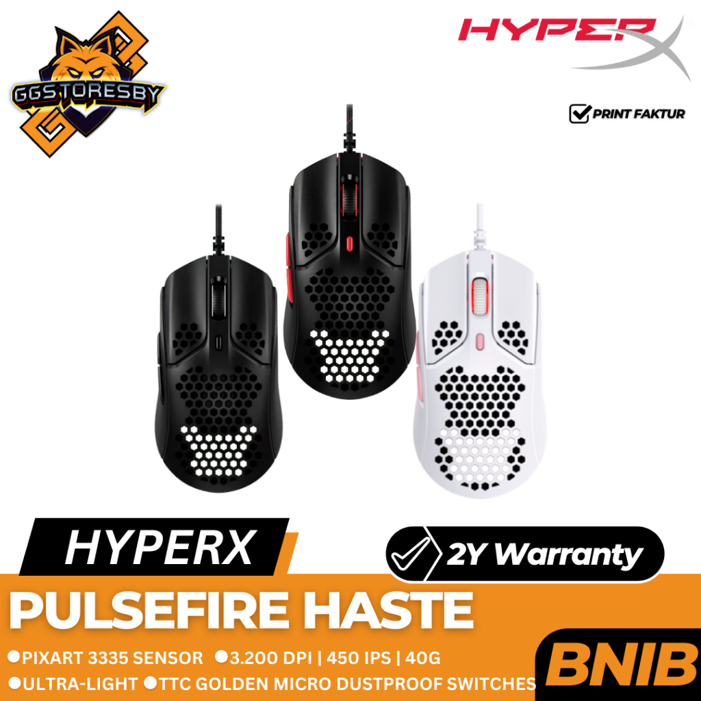 Jual HYPERX PULSEFIRE HASTE RGB Gaming Mouse Shopee Indonesia
