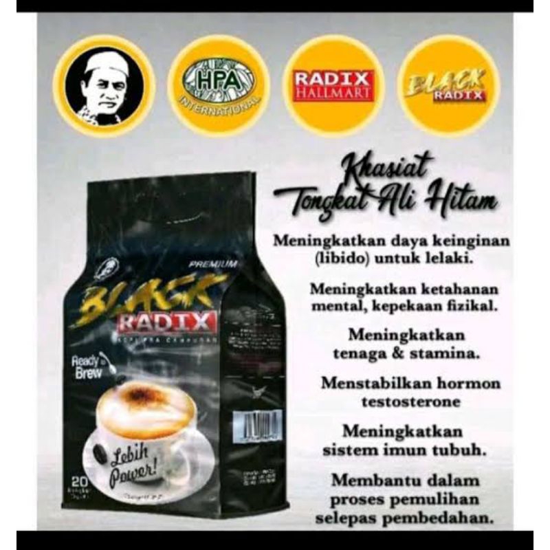 Jual Black Radix HPA Malaysia | Shopee Indonesia