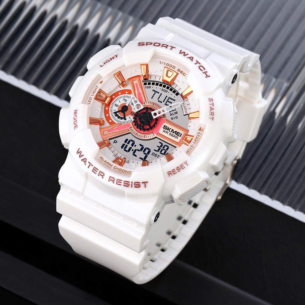 Jual SKMEI 1688 1689 Jam Tangan Pria Wanita Digital Analog Dual