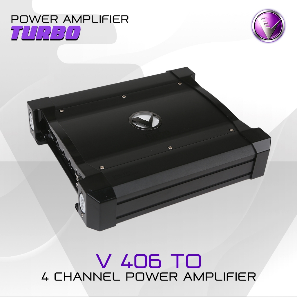 Jual POWER AMPLIFIER 4 CHANNEL VENOM TURBO V 406 TO Audio Mobil ...