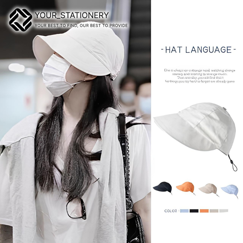 Jual [Your_Stationery] Korea Hat Style/Topi Pelindung UV/Topi Pelindung ...