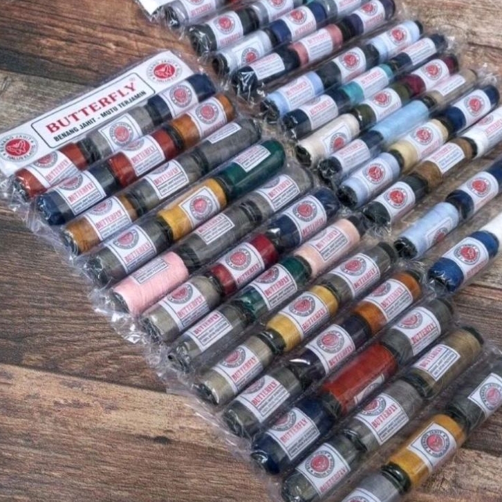 Jual 1 Renteng isi 36 pcs BENANG JAHIT MURAH | Shopee Indonesia