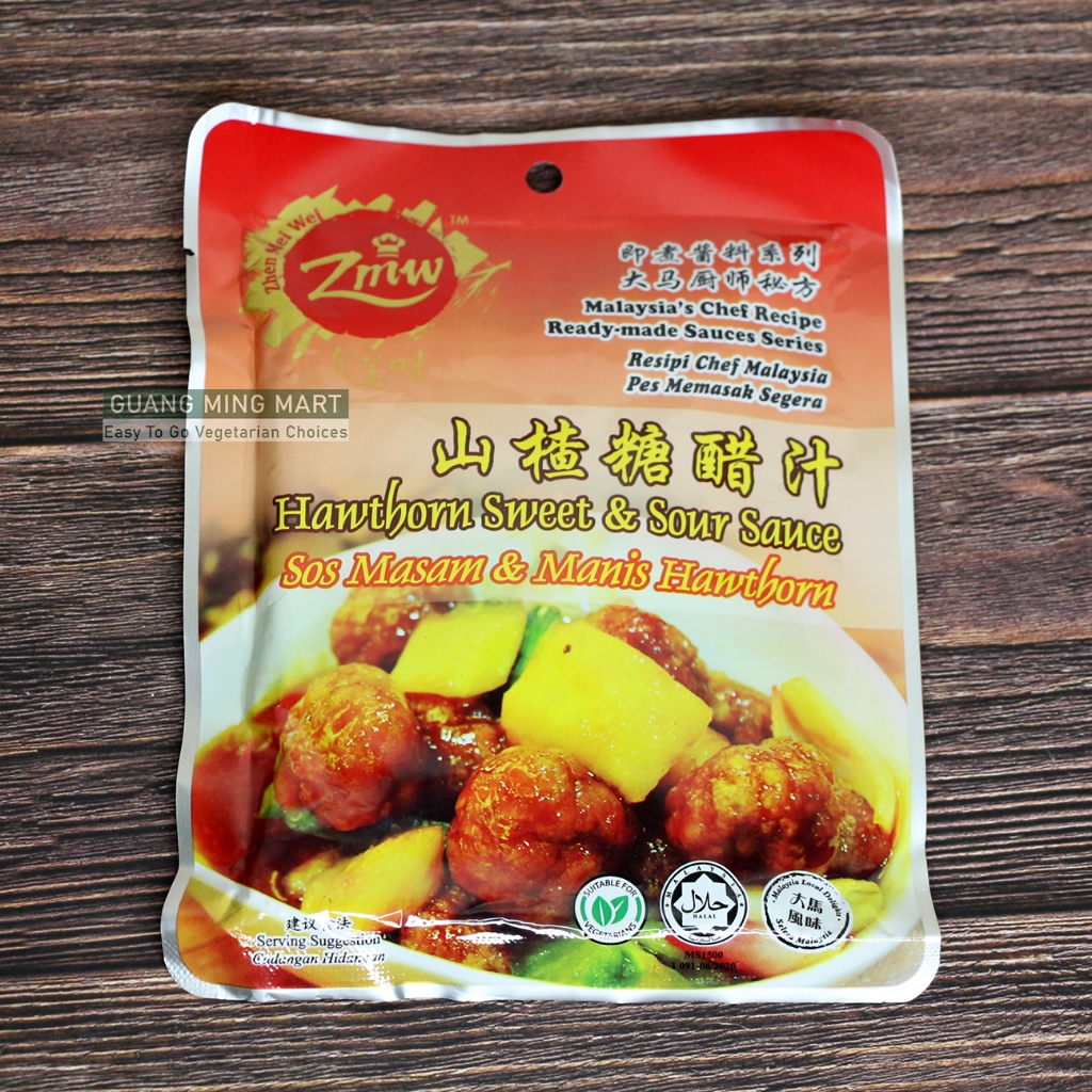 Jual ZMW Hawthorn Sweet & Sour Sauce 160g (Vegetarian) Shopee Indonesia