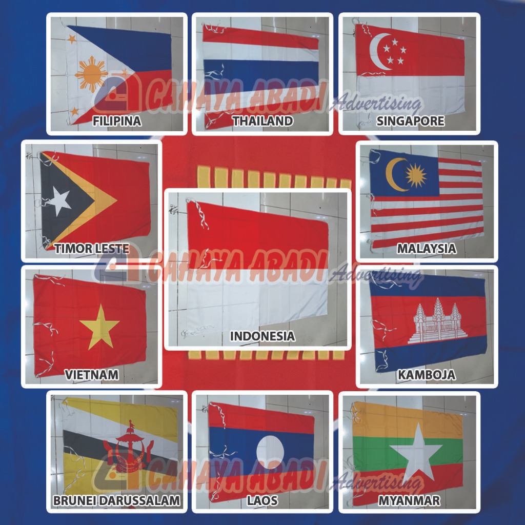 Jual Bendera Negara Asean Shopee Indonesia