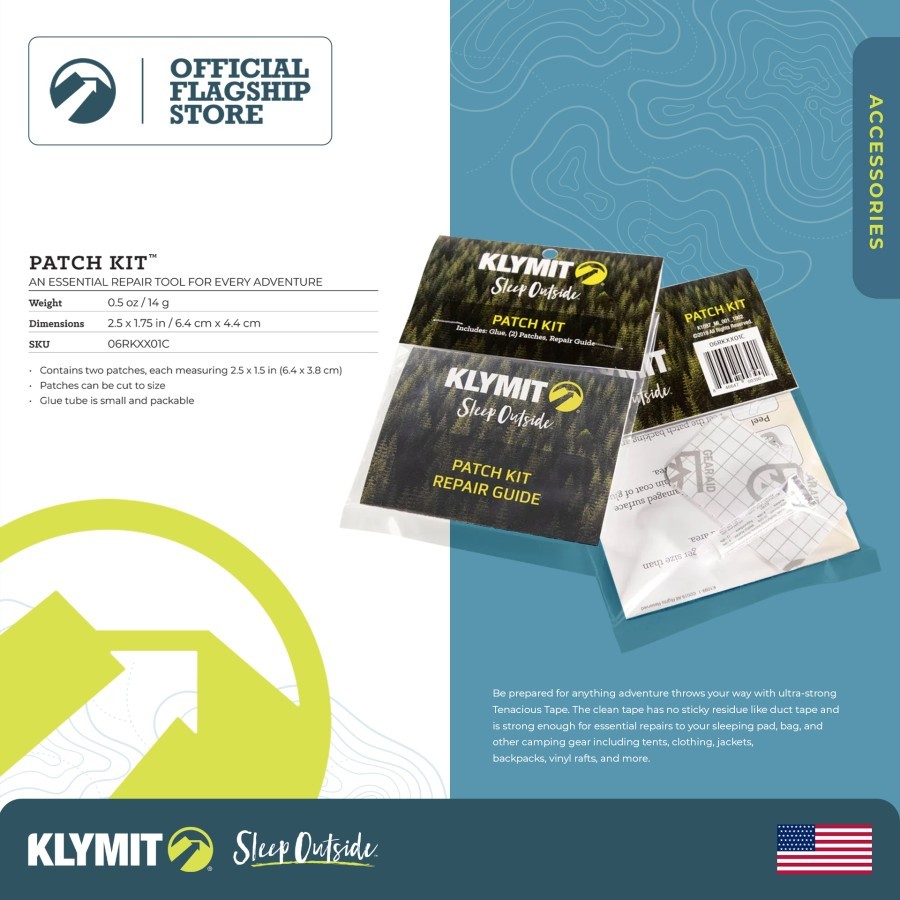 Jual Klymit Sleeping Pad Patch Repair Kit Shopee Indonesia