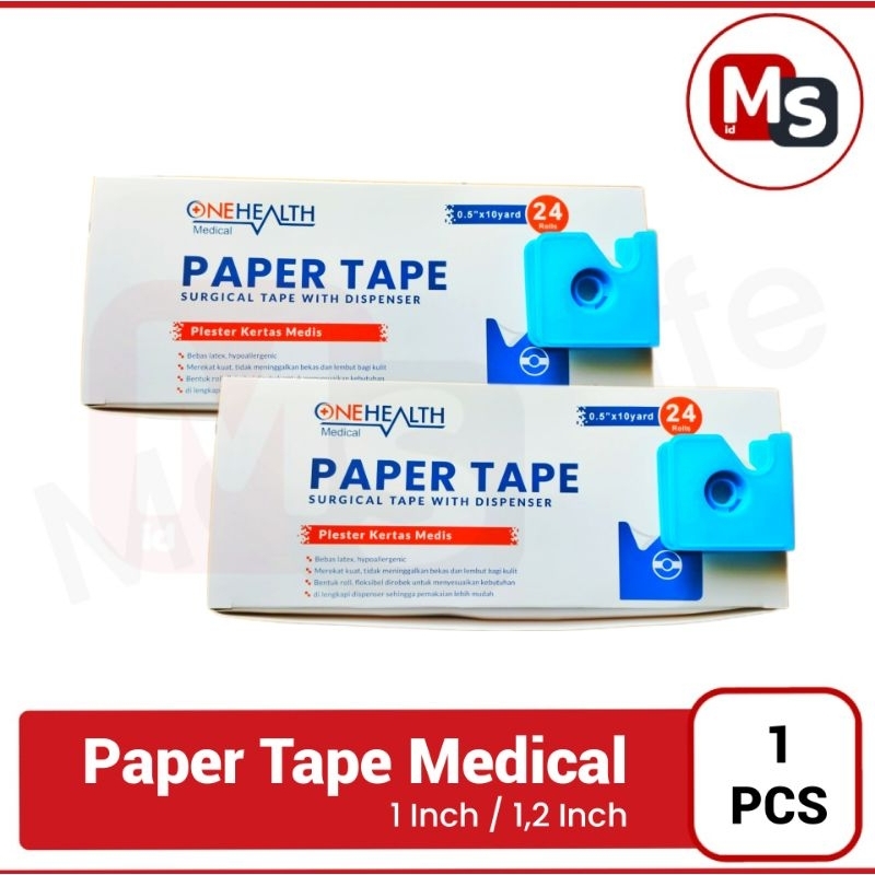 Jual Plester Kertas Medical Paper Tape Onehealth / Roll Shopee Indonesia