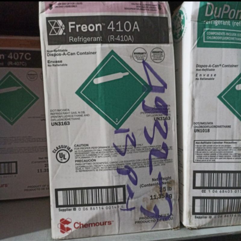 Jual Freon R410 Chemours USA (11,3kg) | Shopee Indonesia