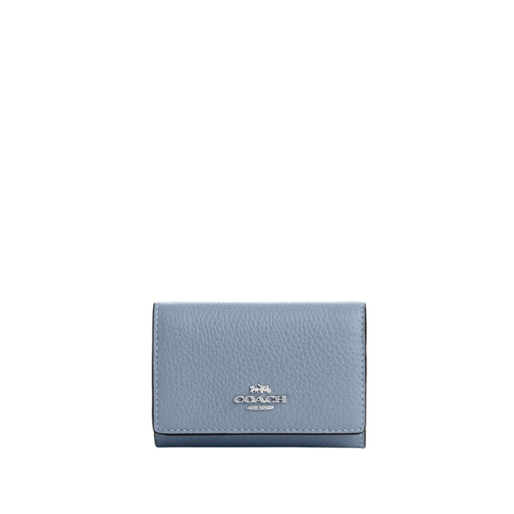 Jual COACH Micro Wallet Grey Mist | Shopee Indonesia