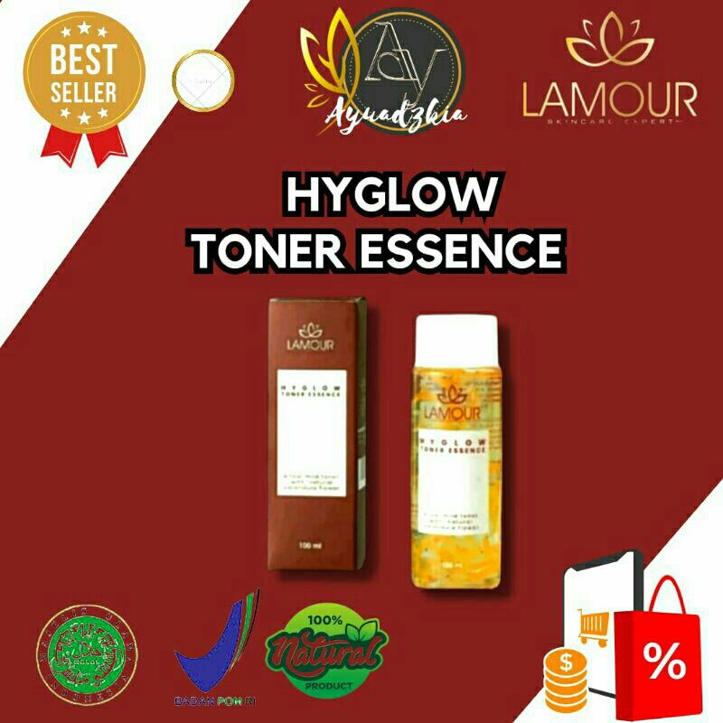 Jual Hyglow Toner Essence Lamour Toner Pemutih Wajah And Pelembab Wajah