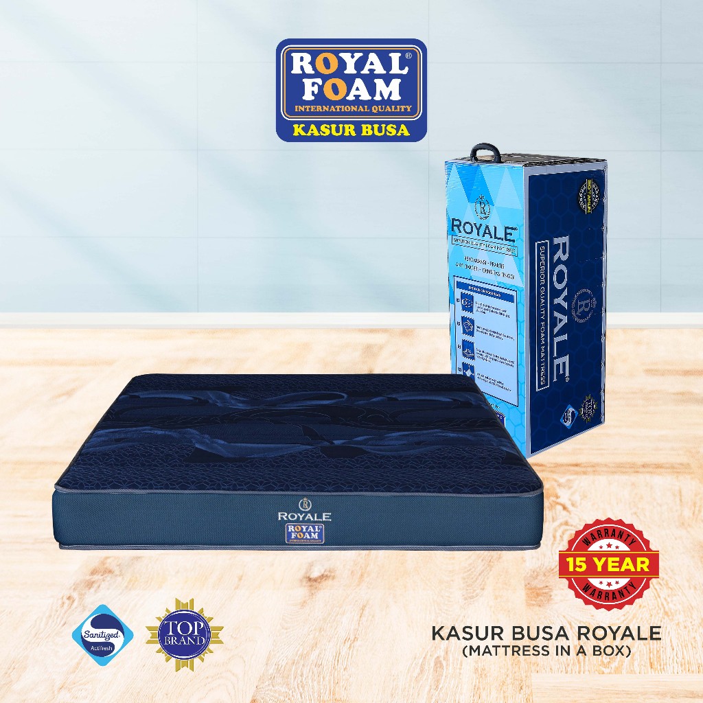 Jual Royal Foam Kasur Busa Royale Mattress In A Box Shopee Indonesia