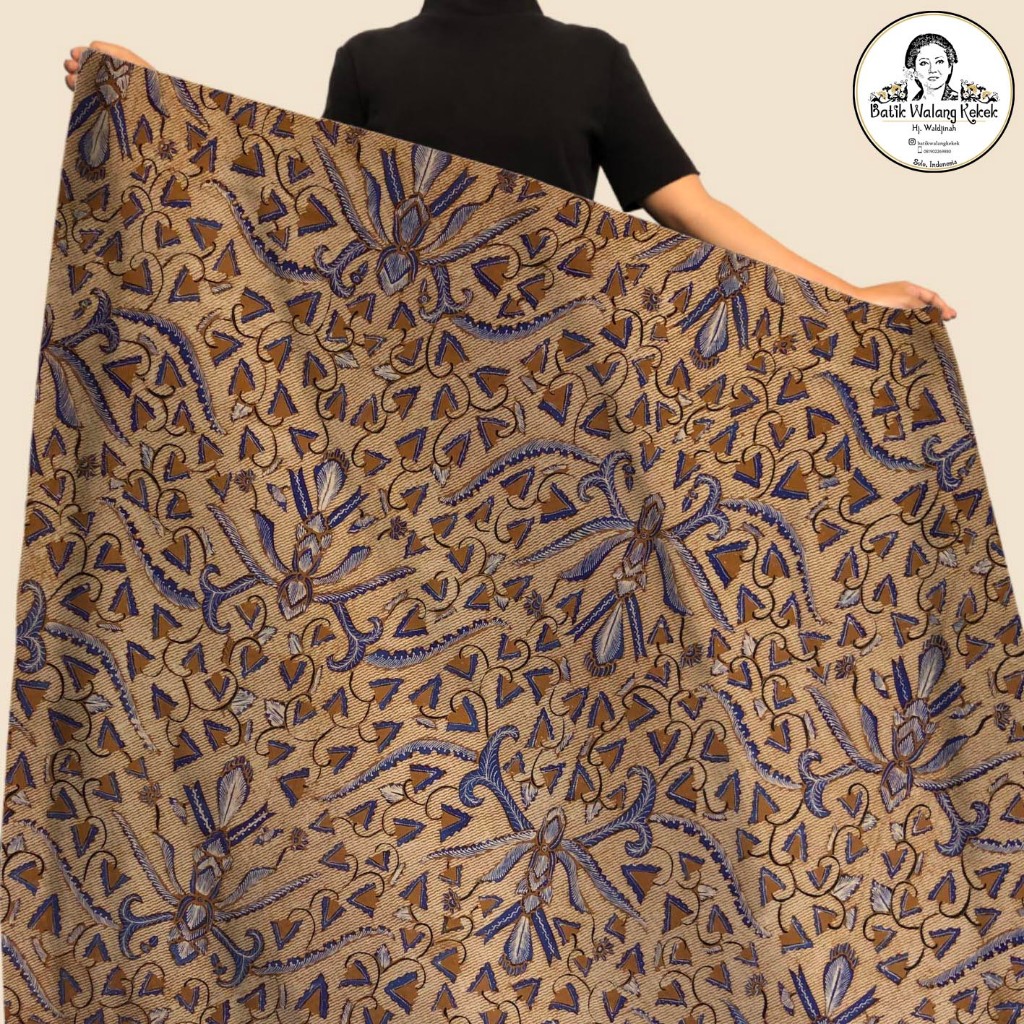 Jual Kain Batik Tulis Sogan Motif Pisan Bali Shopee Indonesia 