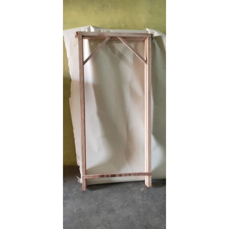 kusen pintu kamar satu pintu kayu mahoni super