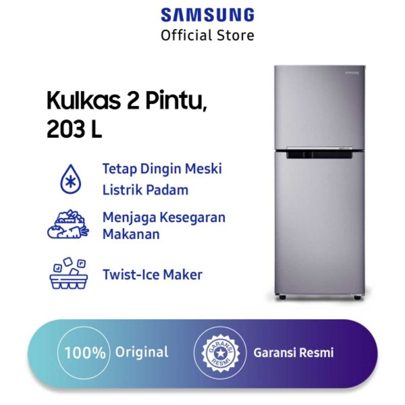 Jual Kulkas SAMSUNG 2 Pintu RT20FARWDSA/SE Digital Inverter dengan Coolpack 203 L Shopee Indonesia