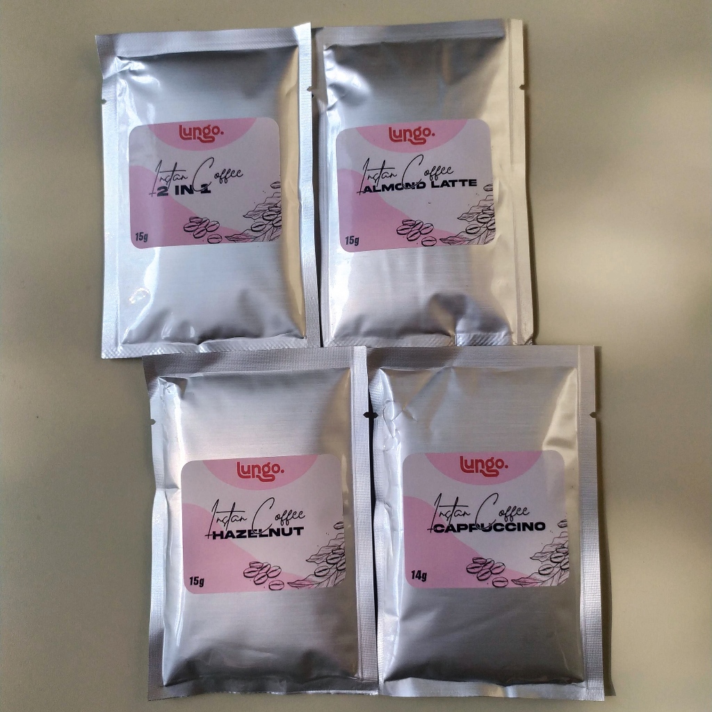 Jual Kopi Instan Sachet Kopi Sachet Tanpa Gula Murah Cappuccino 2in1 Almond Latte