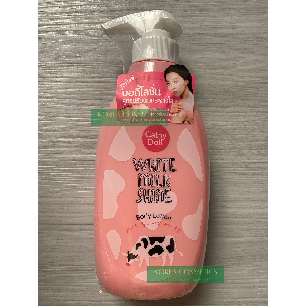 Jual Cathy Doll White Milk Shine Body Lotion 450ml Shopee Indonesia