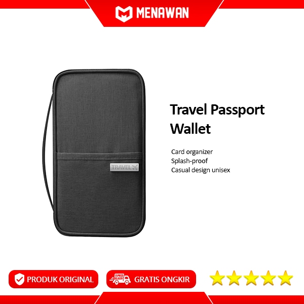 Travel Wallet Passport Holder Dompet Kartu Paspor Cover Travel Original