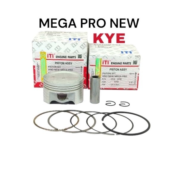 Jual PISTON KIT PISTON SET MEGAPRO NEW VERZA KWB ITI JAPAN SPEC NEW MEGAPRO Shopee Indonesia
