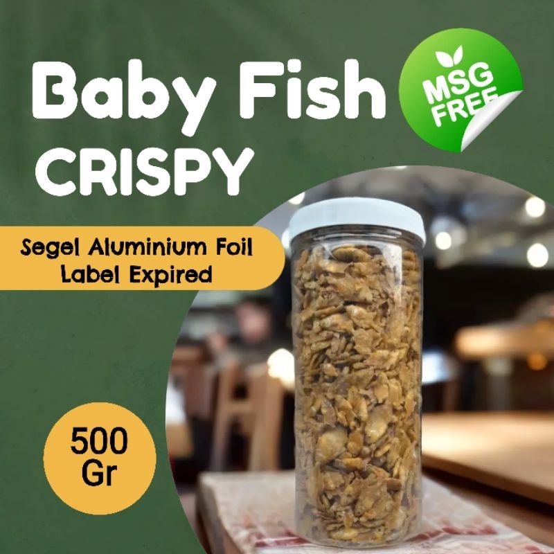 Jual Baby Fish Pedas | Baby Fish Crispy | Baby Fish Ikan Crispy 500gr