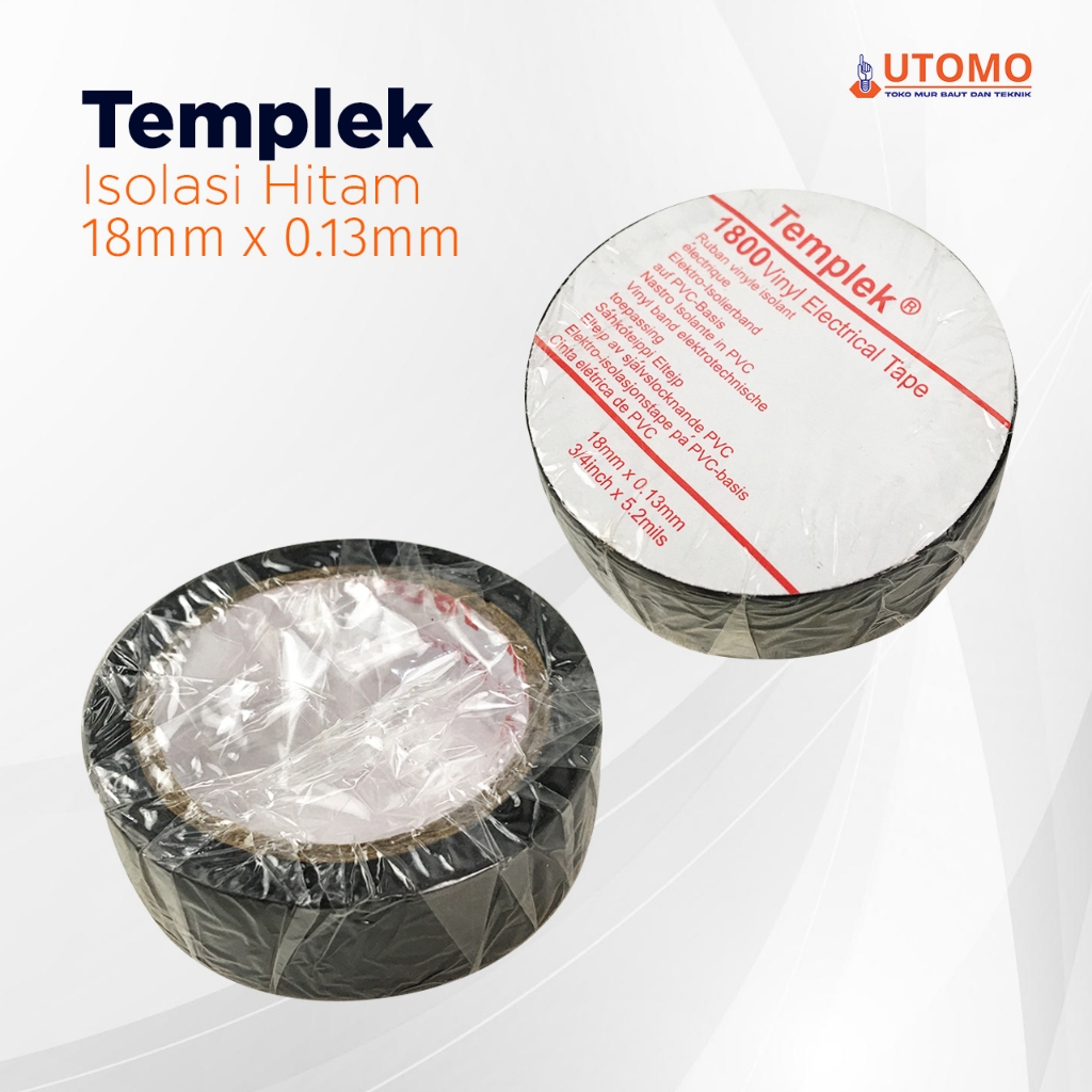 Jual ISOLASI LISTRIK TEMPLEK HITAM SOLASI BUAT KABEL ELEKTRICAL TAPE ...