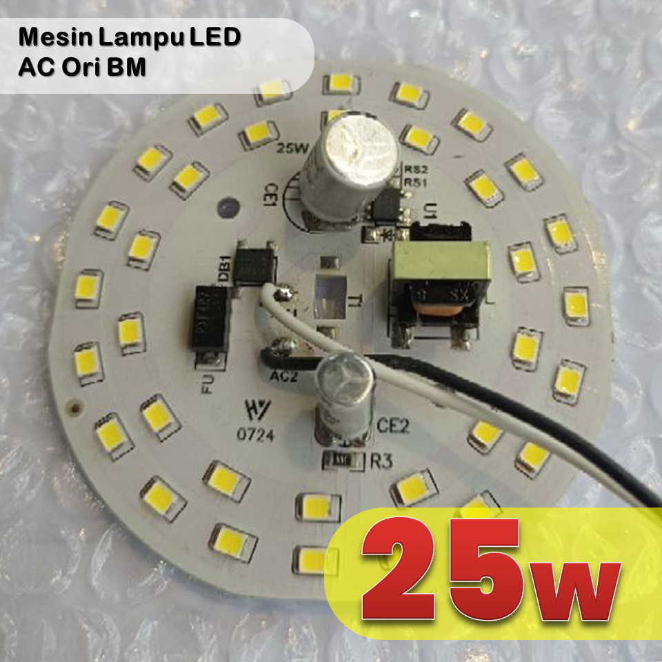 Jual PCB Mesin Lampu LED AC Ori BM 25w 25 watt Tanpa Driver / LED