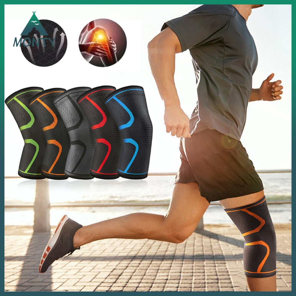 Jual MONTY 1 barang Knee Support Brace Nylon Deker Lutut Knee Pad ...