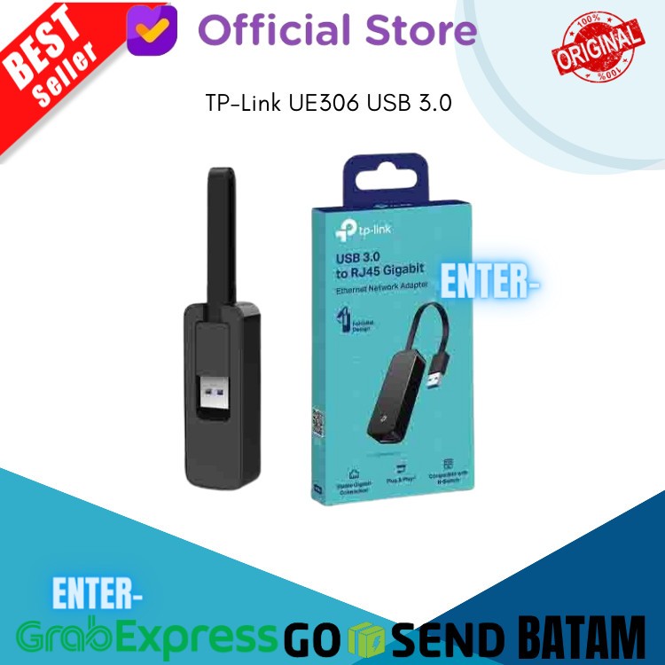 Jual TP Link USB to LAN Gigabit UE306 | Shopee Indonesia