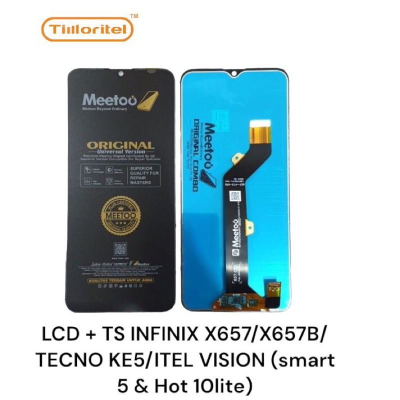 Jual LCD+TS INFINIX X657/X657B/TECNO KE5/ITEL VISION 1+/VISON 1 PRO ...