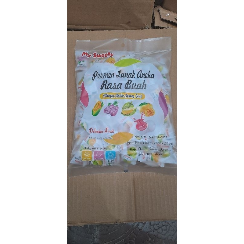 Jual MY SWEETY PERMEN LUNAK ANEKA RASA BUAH 360gr( ASSORTED FRUIT CANDY ...