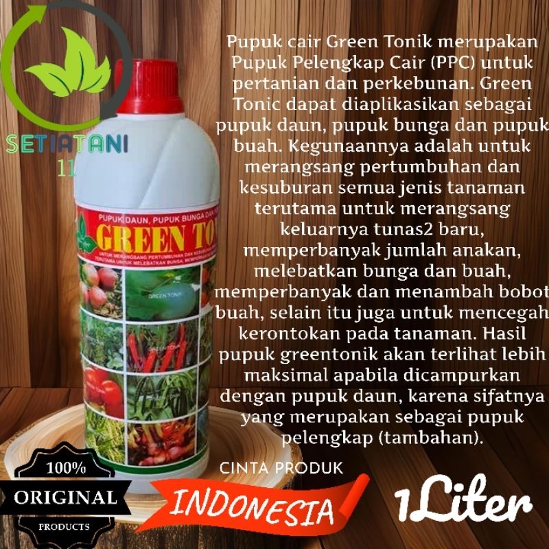 Jual ( PPC ) Pupuk Pelengkap Cair Green Tonik Menyuburkan Segala ...