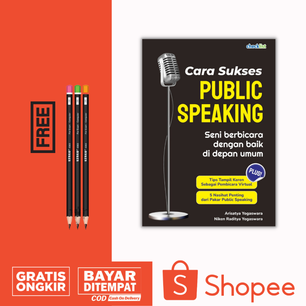 Jual BUKU CARA SUKSES PUBLIC SPEAKING - CHECKLIST | Shopee Indonesia