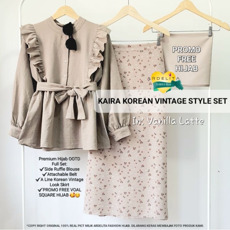 Korean vintage fashion best sale