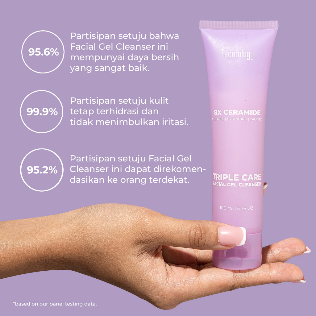 Jual Facetology TripleCare facial gel cleanser 100ml. Shopee Indonesia