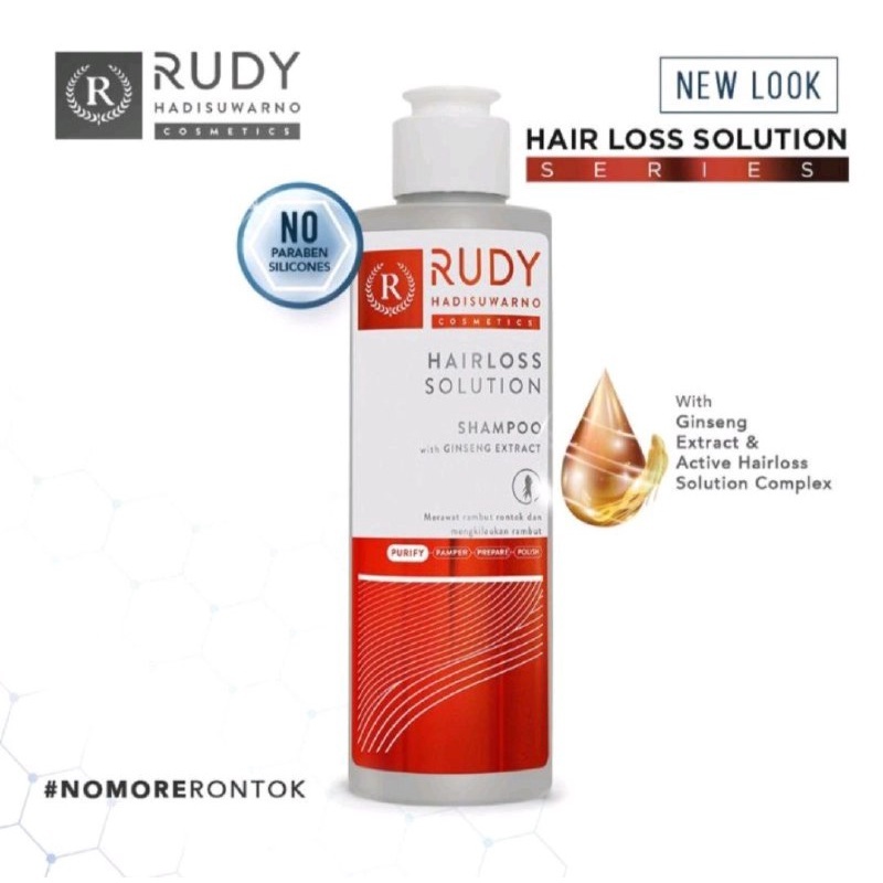 Jual RUDY HAIRLOSS SOLUTION SHAMPOO 100&200 ML - PERAWATAN RAMBUT ...