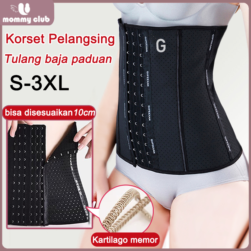 Jual Korset Pembentuk Tubuh Pelangsing Pinggang Dengan Bahan Karet ...