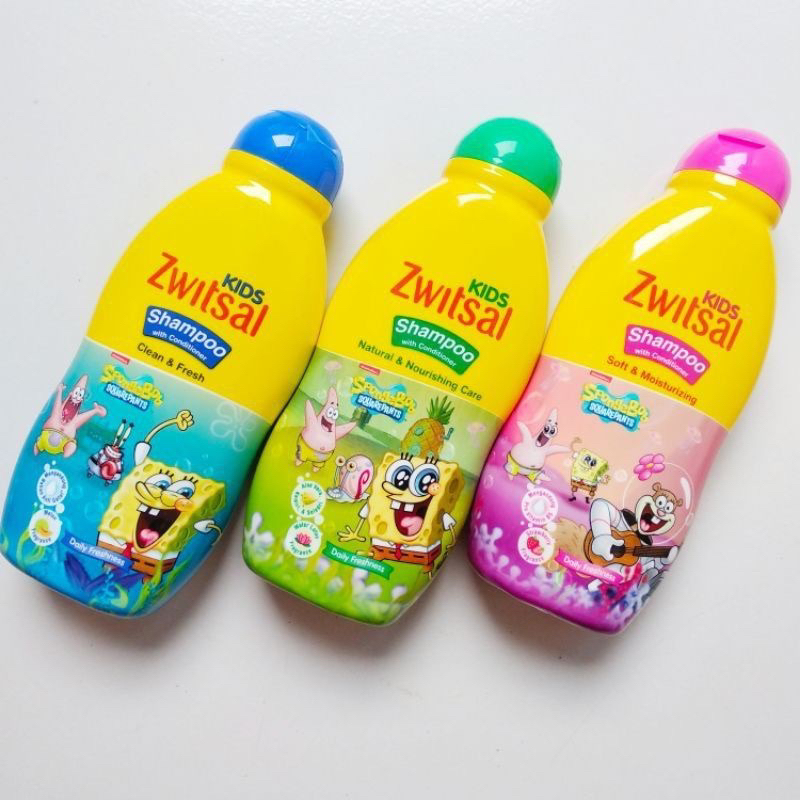 Jual Zwitsal Kids Shampoo Spongebob Series 180ml Shopee Indonesia