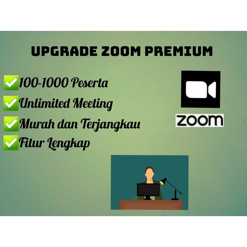 Jual Zoom pro Premium Akun Telah (BERLINSENSI) Shopee Indonesia