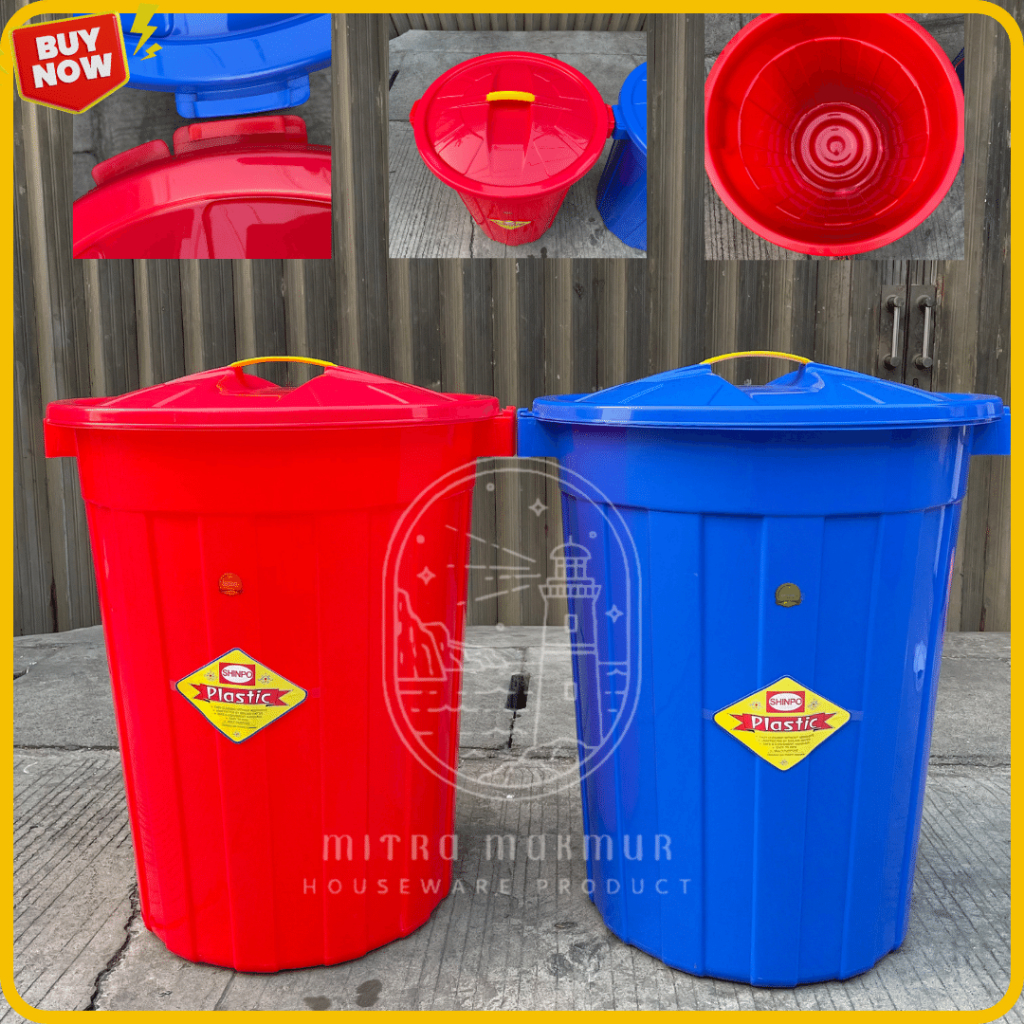 Jual Shinpo Ember Plastik Tutup 30 40 50 60 80 120 Liter Ember Plastik Murah Shopee Indonesia 7144