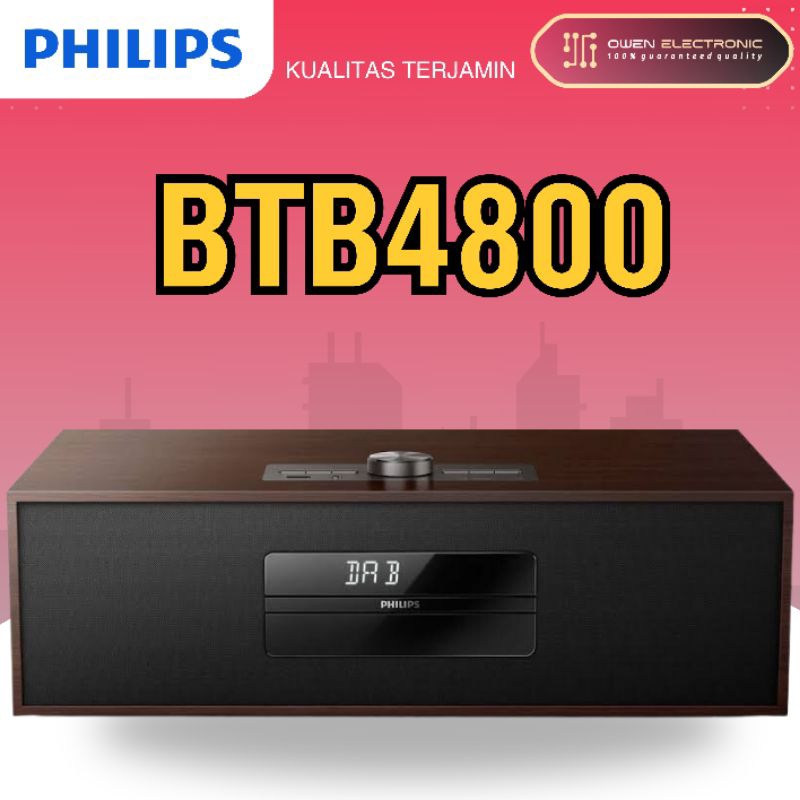 Jual Micro Music System Philips BTB4800 Bluetooth Digital Sound Control