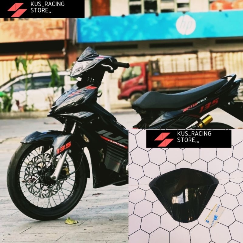 Jual VISOR JUPITER MX OLD UNIVERSAL BAHAN ANTI PECAH BONUS DOUBLE TAPE
