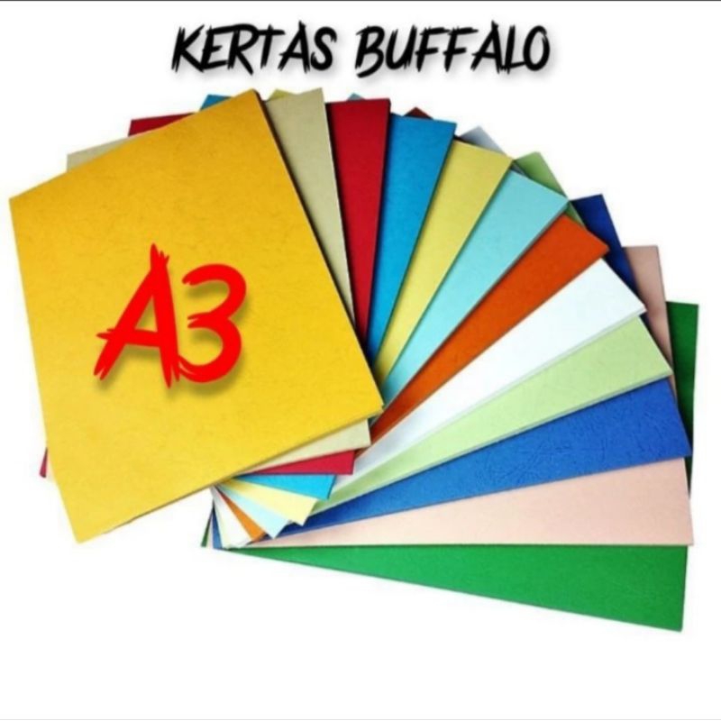 Jual Kertas Buffalo A3 Butterfly Kertas Sampul Jilid A3 Cover Jilid A3