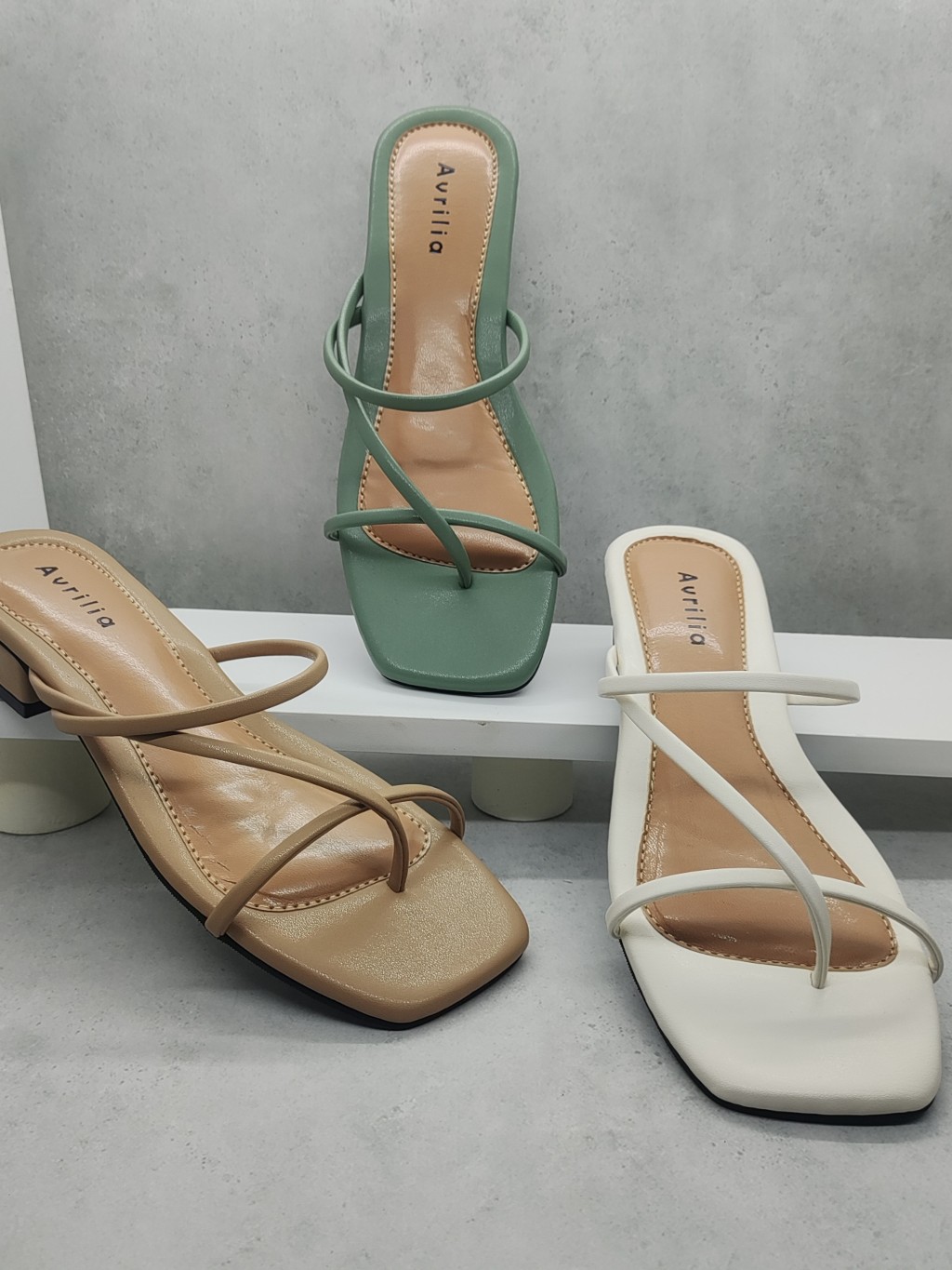 Jual Avrilia Yabella Sandal Wanita Heels 3cm | Shopee Indonesia