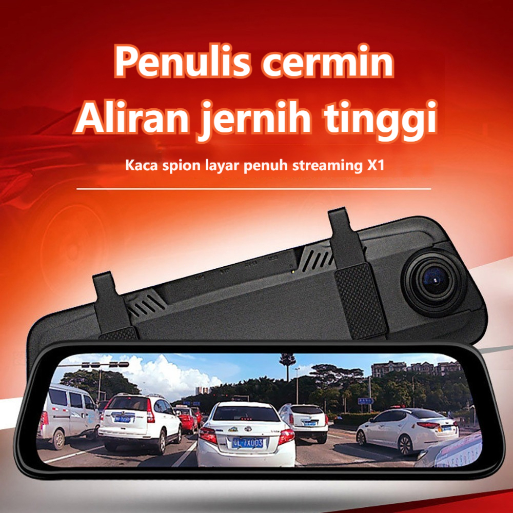 Jual Dash Cam Car 32GB 10'' IPS DVR Camera Touch Screen Rearview Mirror