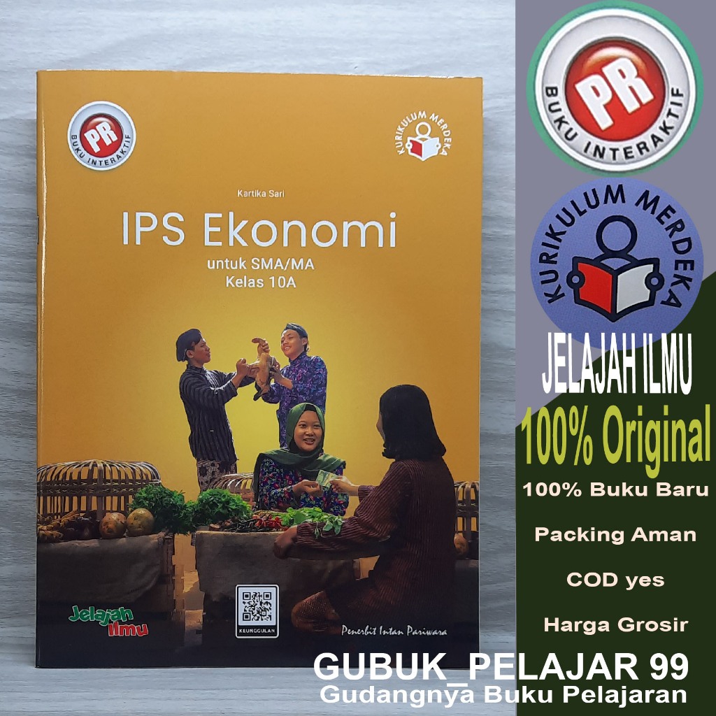 Jual Buku Interaktif PR IPS EKONOMI 10A Kelas 10 Semester 1 SMA/MA ...