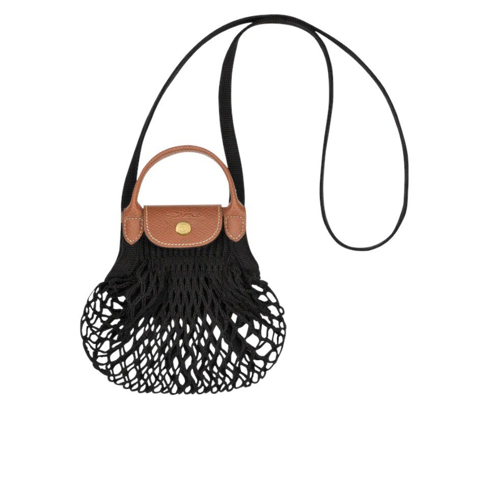 Jual Longchamp Le Pliage ExtraSmall Filet Crossbody Bag Black Shopee Indonesia