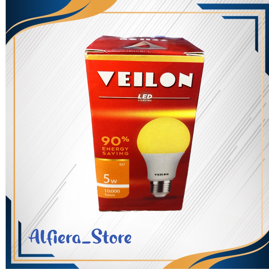 Jual Lampu LED Warm White / Kuning VEILON 5W | Shopee Indonesia