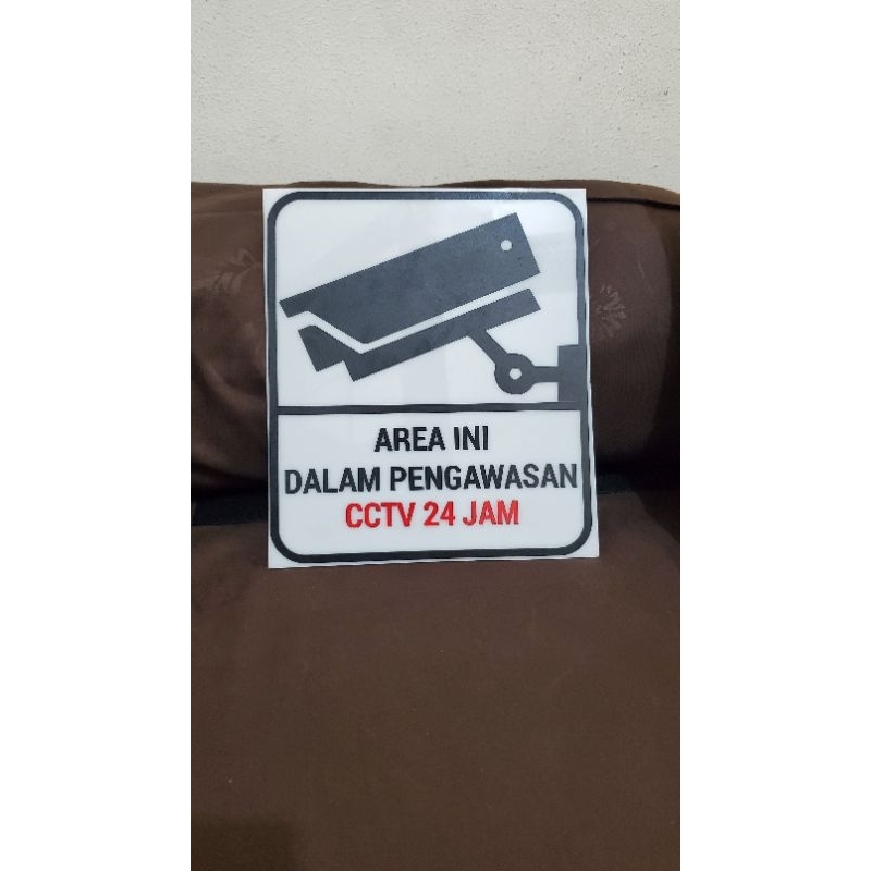 Jual Sign Board Tulisan Pengawasan Cctv Shopee Indonesia