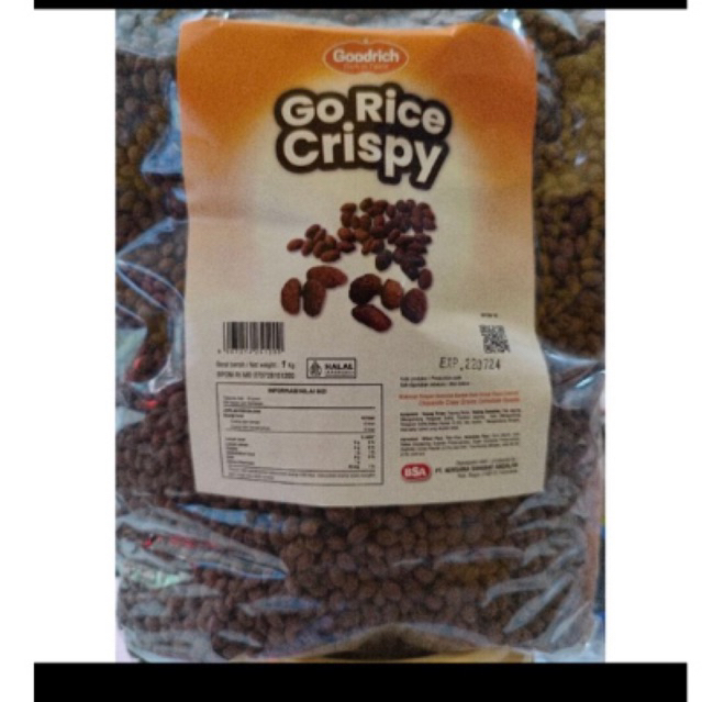 Jual goodrich rice crispy kemasan repack 100gr | Shopee Indonesia