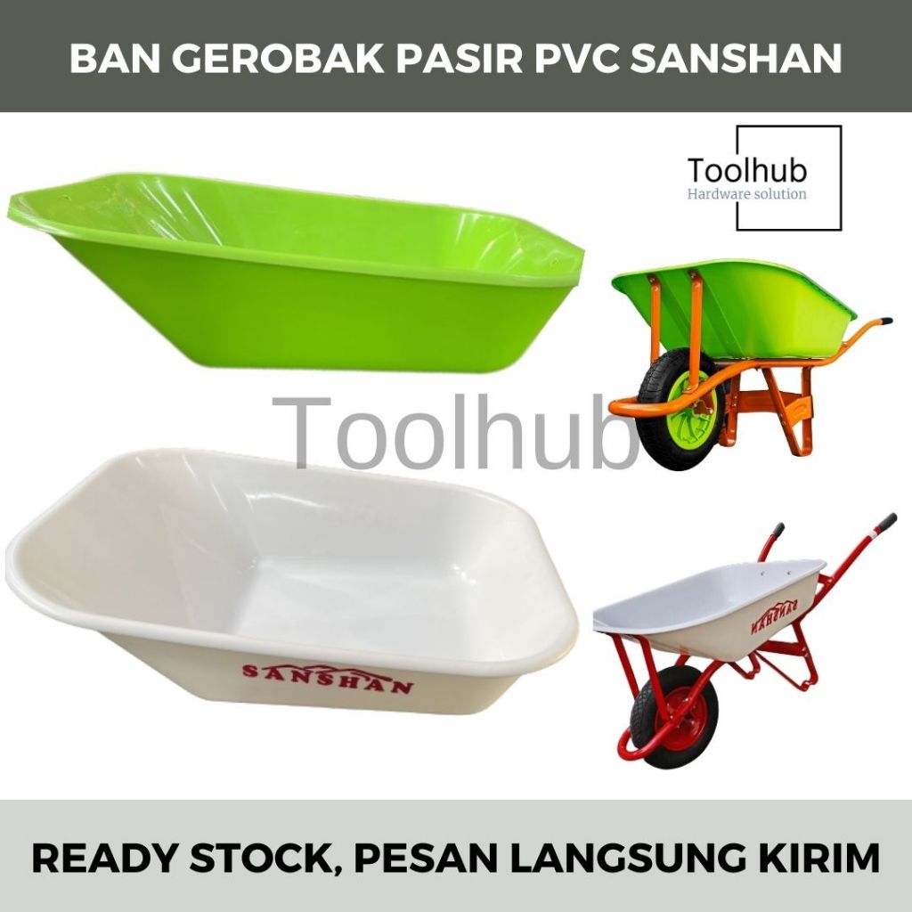 Jual BAK GEROBAK PASIR PVC SANSHAN | BAK GEROBAK SORONG | ANGKONG ...